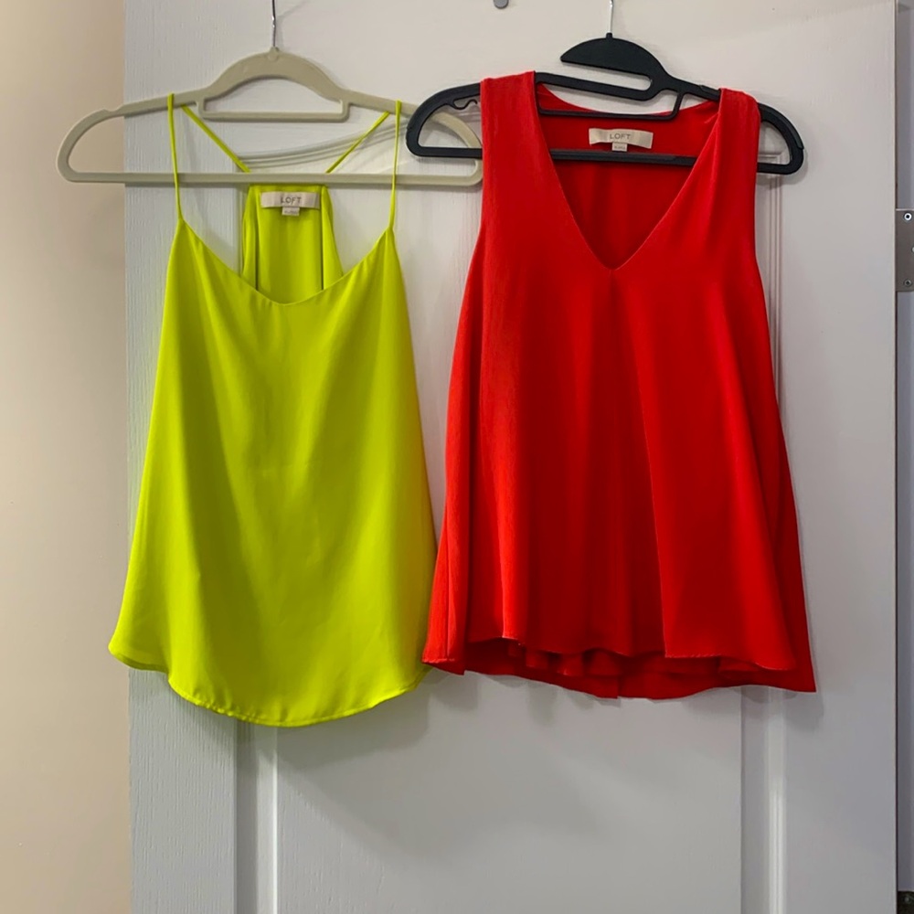 Loft Lot of Two Women’s Sleeveless Tops size XS (XSmall)